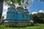 A wooden church in the village of Stufcyntsi (Stufczyncy) in Ukraine