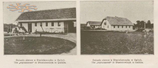 Діти з сиротинця у Станіславчику. З польського часопису Wies Ilustrowana за липень 1911 р.