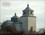 Fortified church in the village of Sharivka (Ukraine)