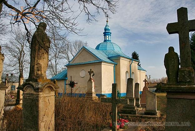 Православна церква і цвинтар, де поховані батьки кардинала Й.Сліпого
