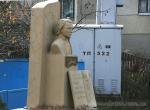 Несподіваний пам'ятник Лесі Українці біля кіркуту в Підгайцях