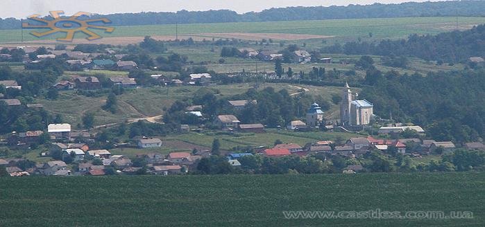 Панорама села Угринь. 28 липня 2013 р.