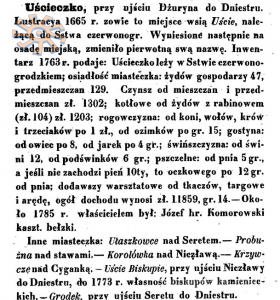 З книги "Starożytna Polska pod względem historycznym, jeograficznym i statystycznym opisana" (1845)