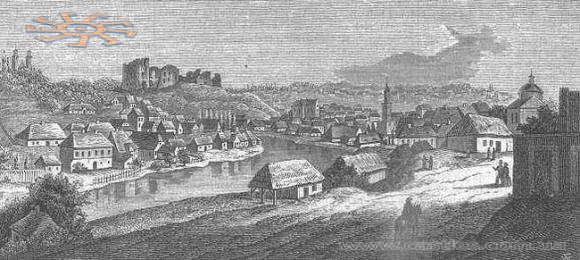 Бучач у 1860 році.