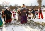 The ancient pagan ritual of Malanka in Ukraine (Buzovytsia in Chernivtsi region)