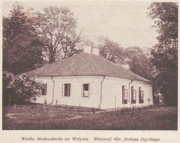 Шляхетський двір у Великій Медведівці. Wies Ilustrowana # 6 1914