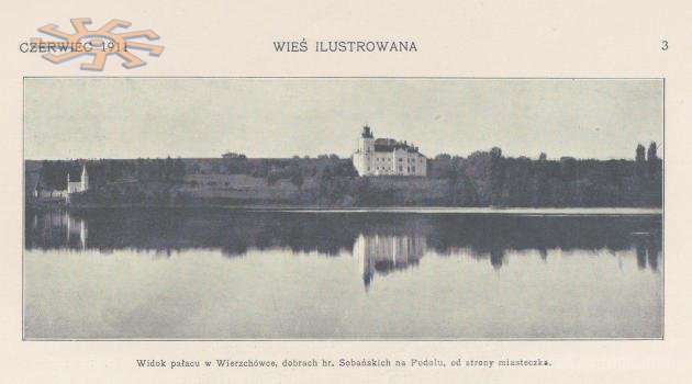 Палац та парк у Верхівці на сторінках польського часопису Wies Ilustrowana # 6 за 1911 р.