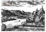 1605 р. Браубах і околиця. Гравюра Вільгельма Діліха.