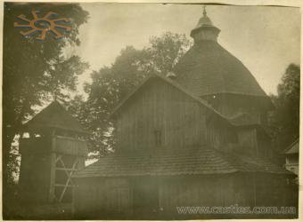 Церква в Викотах на початку ХХ століття.
