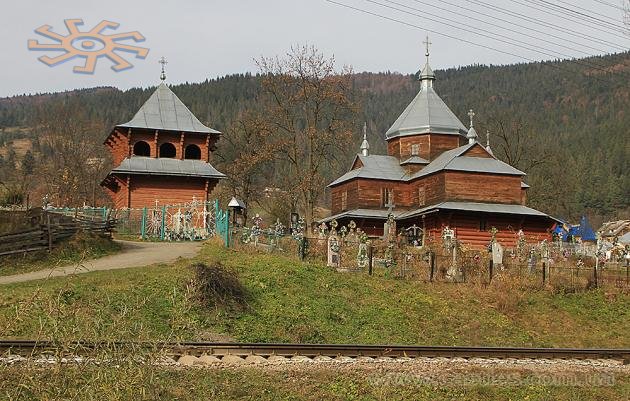 Яремче. Дерев'яна гуцульська Успенська церква (1904)