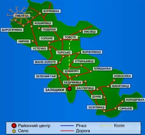 Карта району