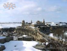 Взимку фортеця особливо монументальна.
